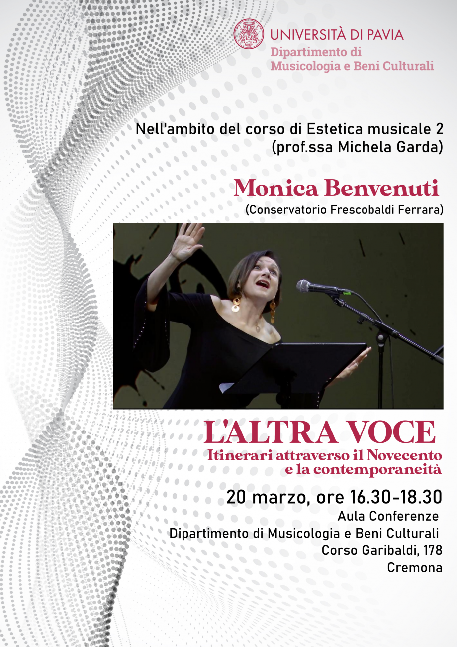 Monica Benvenuti Musicologia Cremona