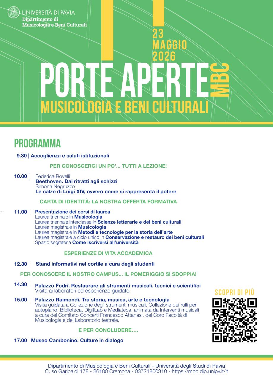 Programma Porte Aperte 2026