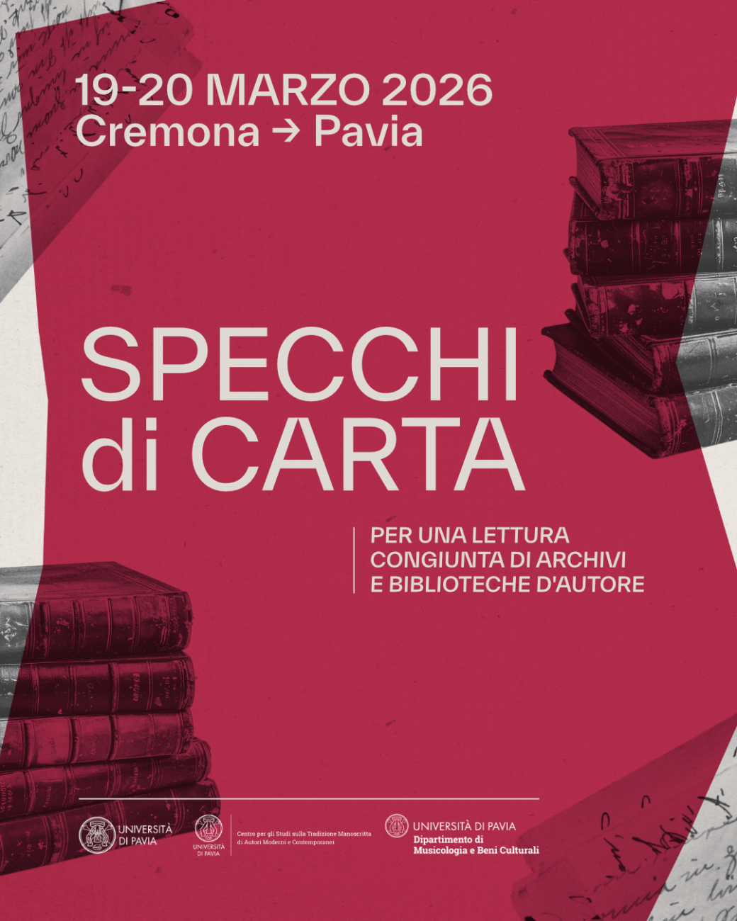 Locandina convegno "Specchi di carta"
