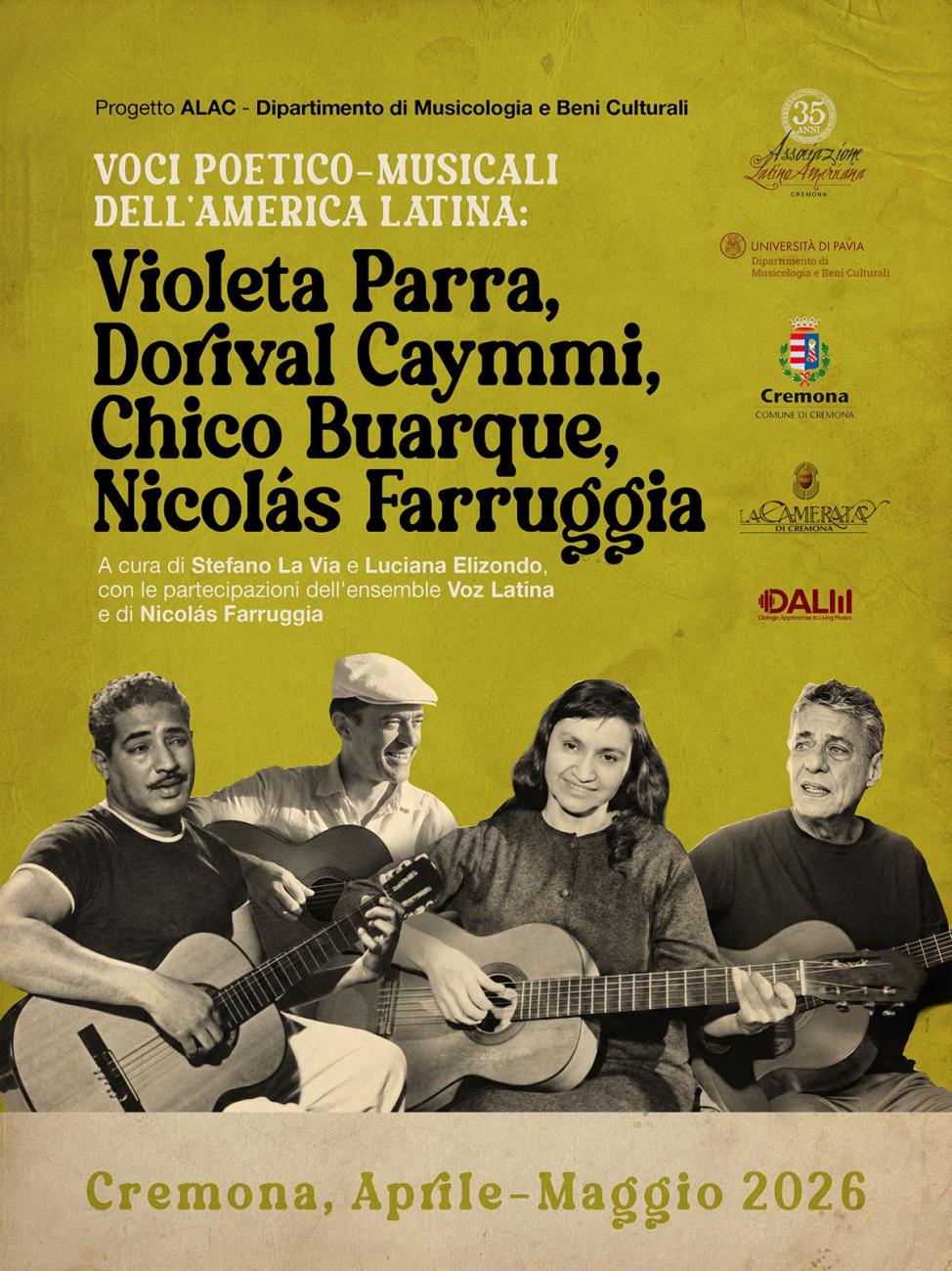 Locandina Voci Poetico-Musicali dell'America Latina