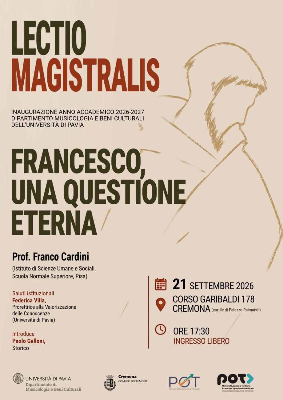 Lectio Magistralis 2026