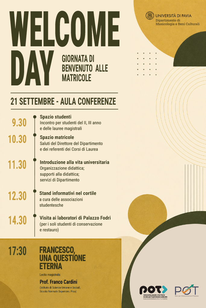 Locandina Welcome Day 2026